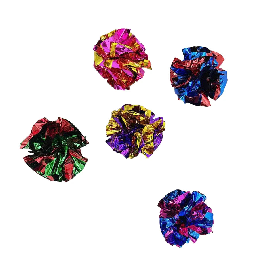 Crinkle Laser Cat Balls