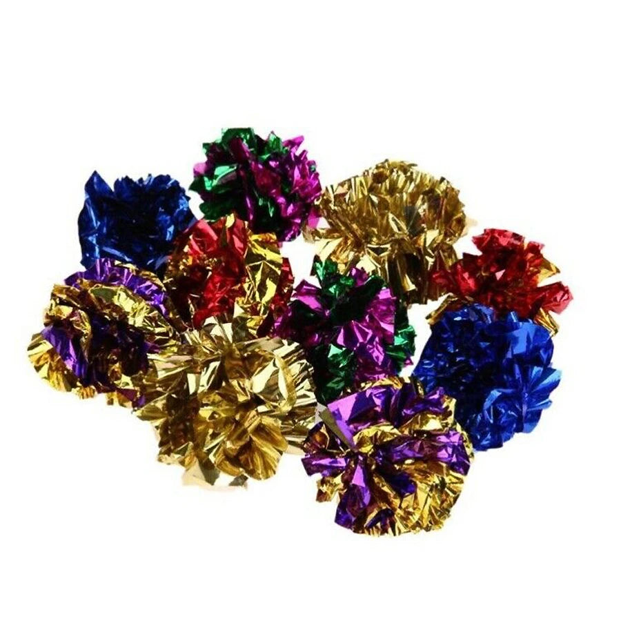 Crinkle Laser Cat Balls