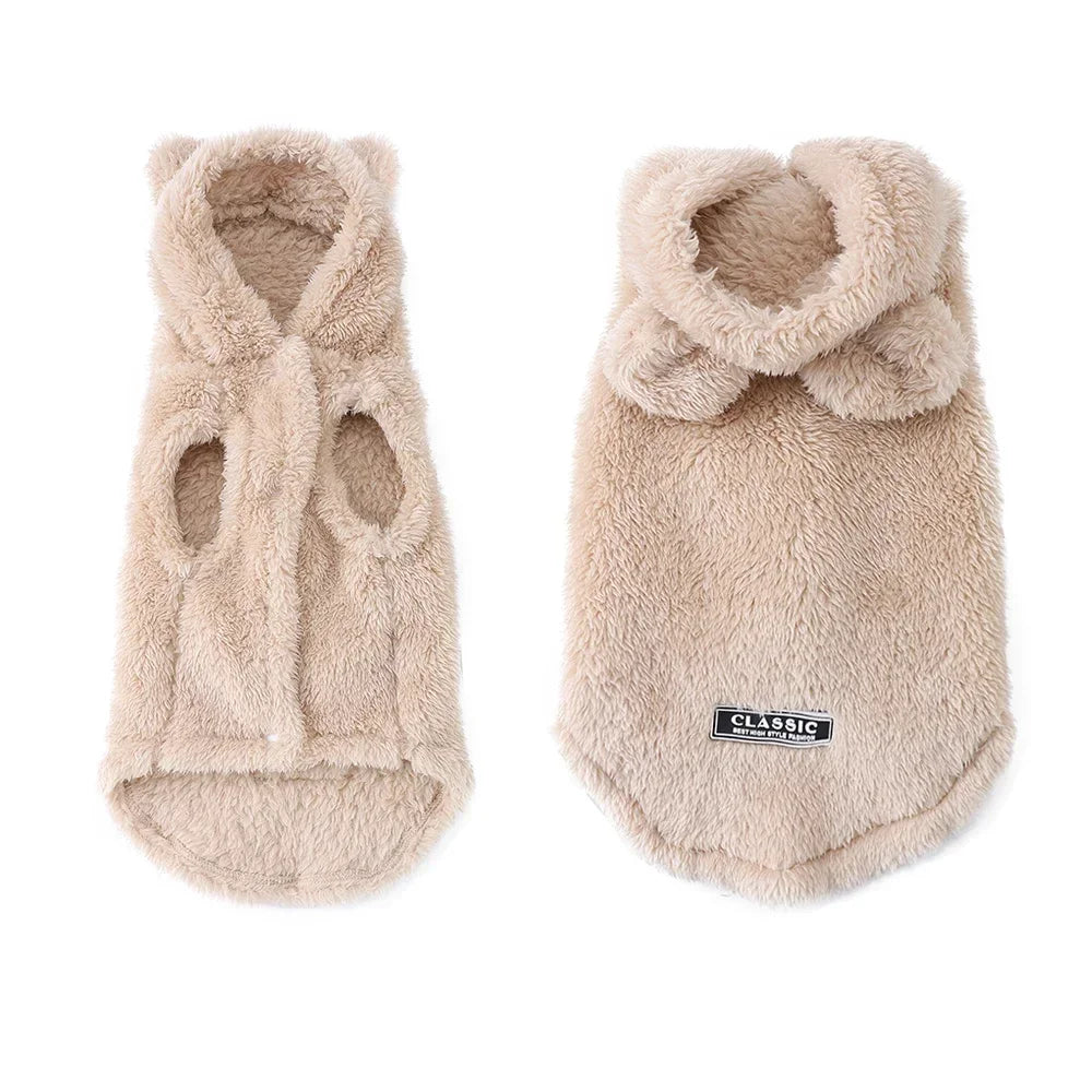 Winter Fleece Pet Hoodie
