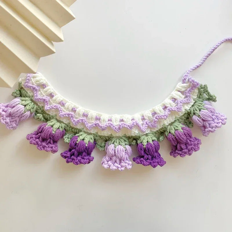 Handmade Crochet Pet Collar