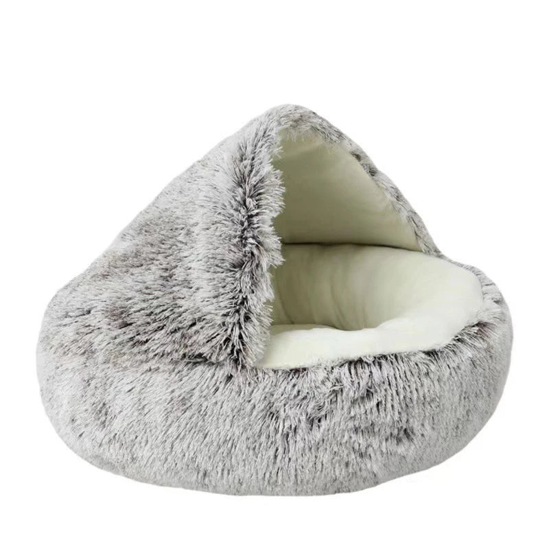 Plush Round Pet Bed
